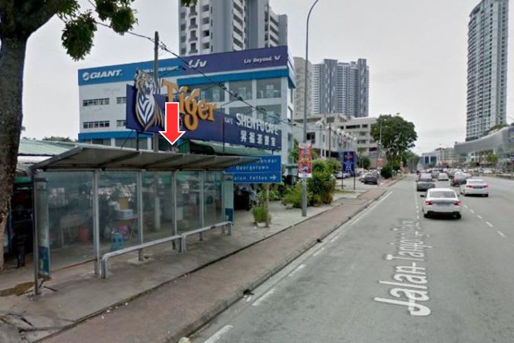 5 Panel Bus Shelter Billboard at Jalan Tanjung Tokong, Tanjung Tokong, Penang (5 panels)