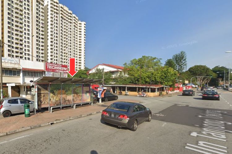 5 Panel Bus Shelter Billboard at Jalan Tanjung Tokong, Tanjung Tokong, Penang (5 panels)