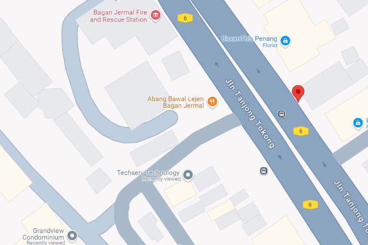 Jalan Tanjung Tokong, Tanjung Tokong, Penang (5 panels)