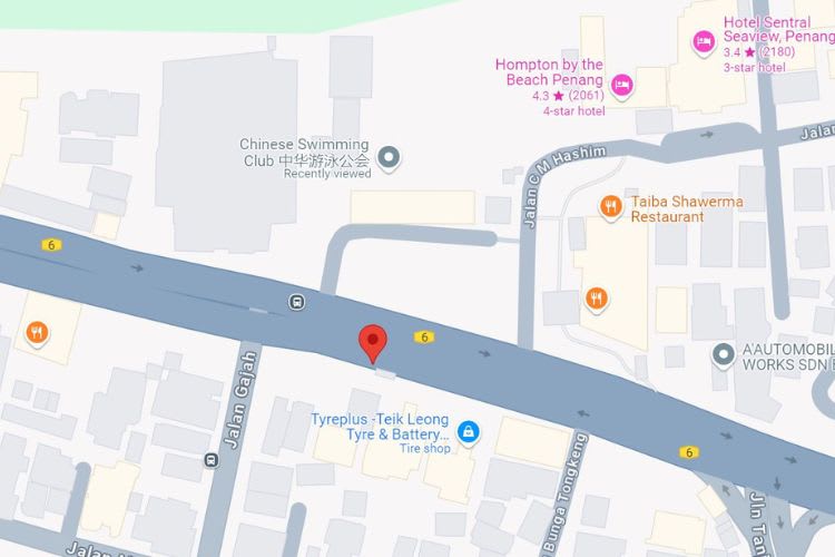 Jalan Tanjung Tokong, Tanjung Tokong, Penang (5 panels)