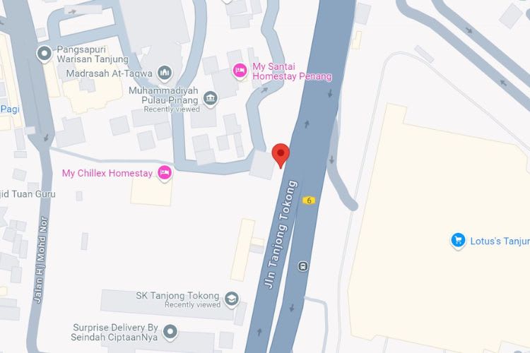 Jalan Tanjung Tokong, Tanjung Tokong, Penang (4 panels)