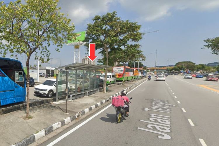 5 Panel Bus Shelter Billboard at Jalan Tengah, Bayan Lepas, Penang (5 panels)