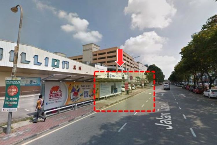 5 Panel Bus Shelter Billboard at Jalan Todak, Seberang Jaya, Penang (5 panels)