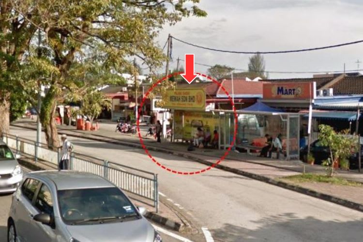 6 Panel Bus Shelter Billboard at Jalan Tun Dr. Awang, Bayan Lepas, Penang (4 panels, 2 side panels)