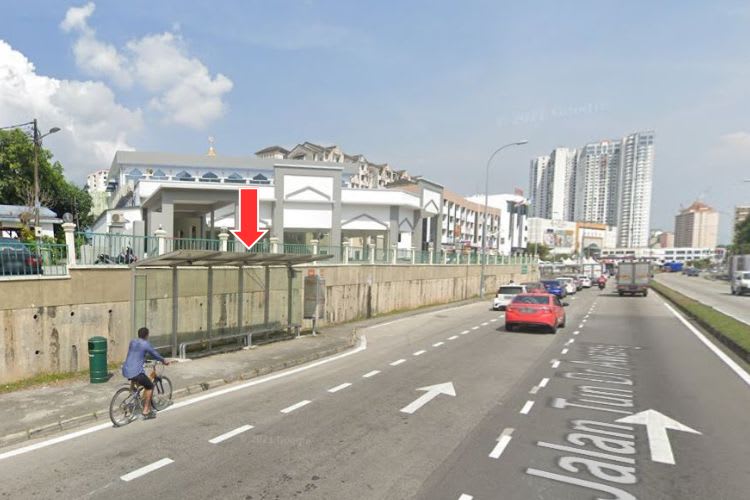 5 Panel Bus Shelter Billboard at Jalan Tun Dr. Awang, Bayan Lepas, Penang (5 panels)