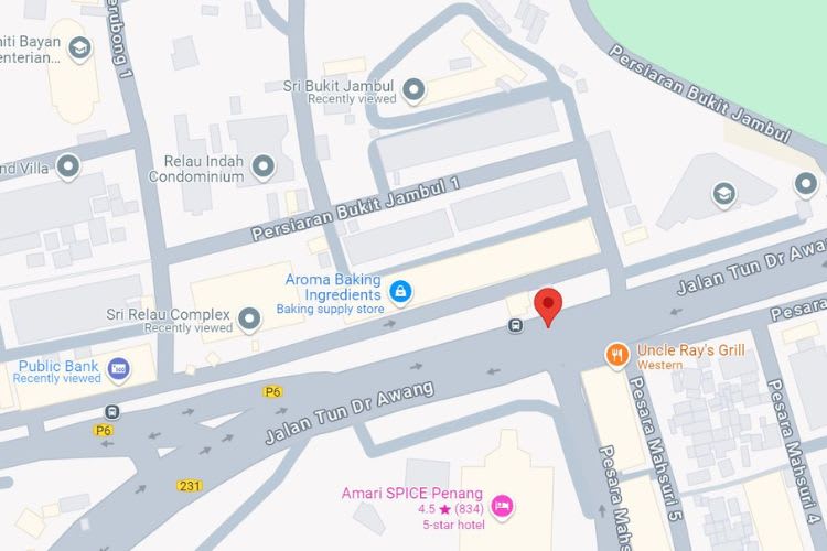 Jalan Tun Dr. Awang, Bayan Lepas, Penang (4 panels, 2 side panels)