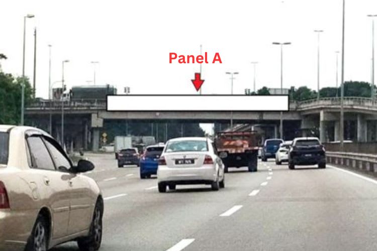 2 Sided Overhead Bridge Billboard at LDP Highway KM26.9, Puchong, Selangor