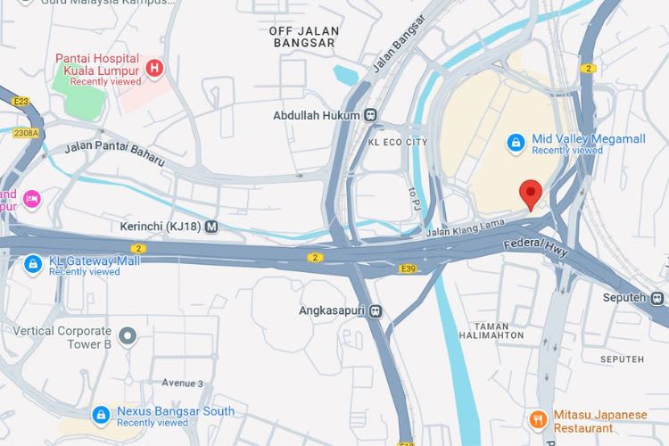 Lingkaran Syed Putra, Kuala Lumpur (in front Mid Valley Megamall)