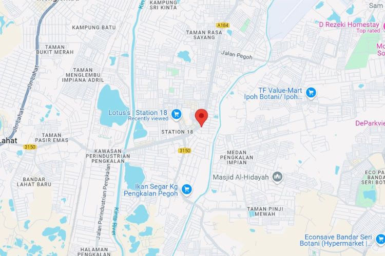 Jalan Pasir Puteh, Station 18, Ipoh, Perak