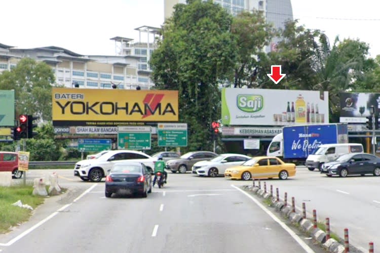 1 Panel Free Standing Billboard at Jalan Subang / Jalan Batu Tiga Lama , HICOM Glenmarie, Shah Alam, Selangor