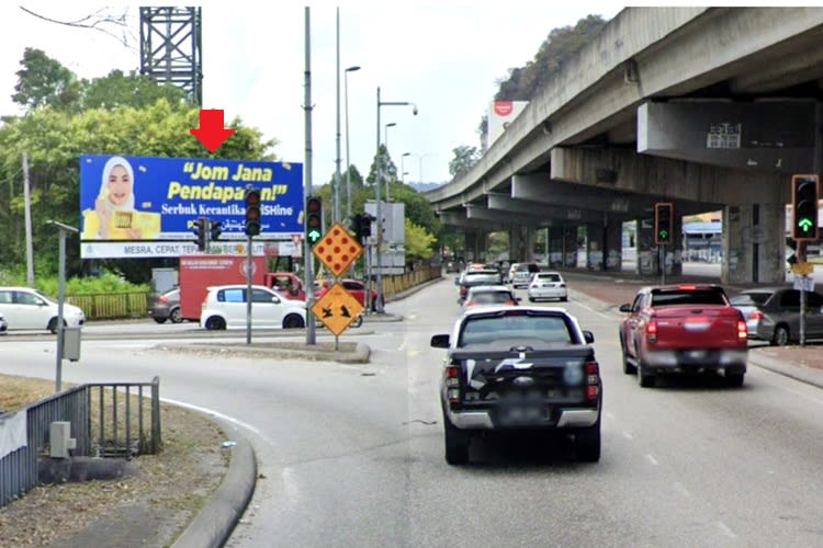 1 Panel Free Standing Billboard at Jalan Taman Samudera / Jalan Batu Caves, Batu Caves, Selangor (Near Giant Batu Caves)