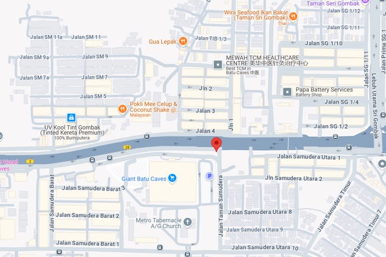 Jalan Taman Samudera / Jalan Batu Caves, Batu Caves, Selangor (Near Giant Batu Caves)