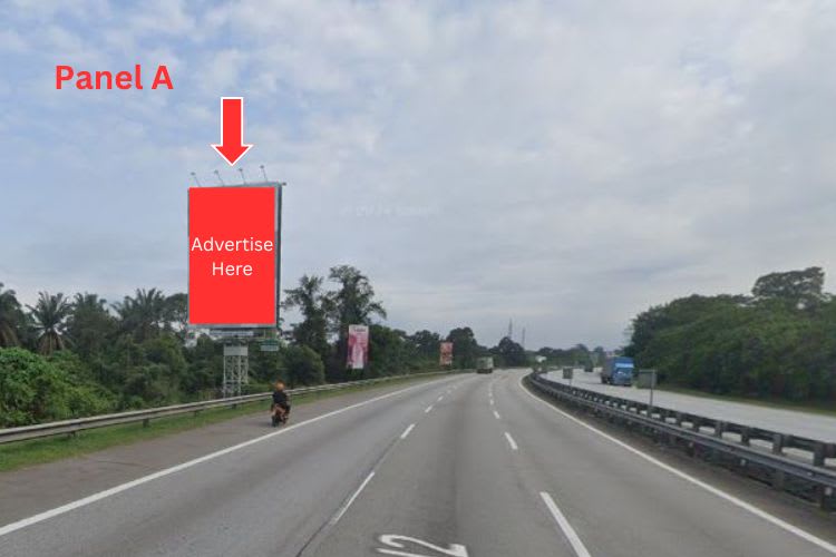 2 Sided Vertical Minipole Billboard at NSE KM392.1 (A), Tanjong Malim, Perak