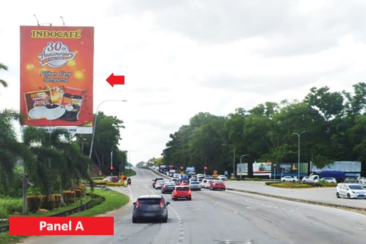2 Sided Vertical Minipole Billboard at Jalan Bakar Arang / Jalan Lencongan Barat, Sungai Petani, Kedah (beside TF Value Mart)