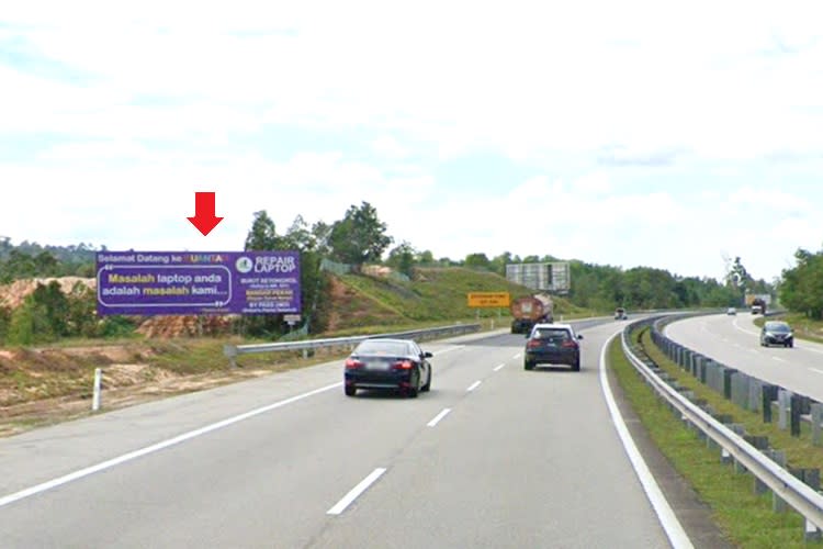 1 Sided Spectacular Billboard at East Coast Expressway KM 210.7, Gambang, Pahang (to Exit Gambang)