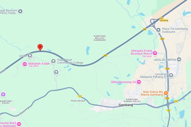 East Coast Expressway KM 210.7, Gambang, Pahang (to Exit Gambang)