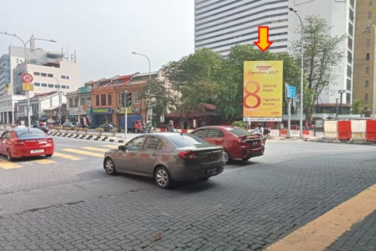 1 Sided Vertical Minipole Billboard at Jalan Sultan Azlan Shah, Kuala Lumpur