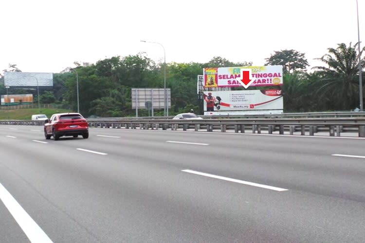 1 Panel Free Standing Billboard at NSE KM286.40, Nilai, Negeri Sembilan (near Nilai Layby, (SB))