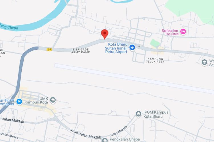 Jalan Pengkalan Chepa, Kota Bharu, Kelantan (infront Kota Bharu Sultan Ismail Petra Airport [C])