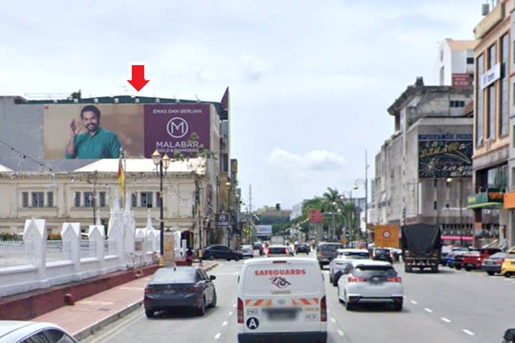 1 Sided Wall-Banner Billboard at Jalan Yam Tuan, Seremban, Negeri Sembilan