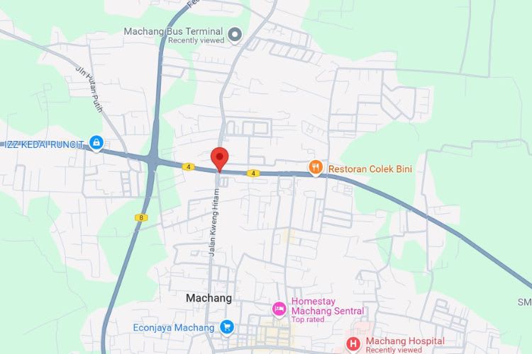 Jalan Kweng Hitam / Timur-Barat Highway, Machang, Kelantan