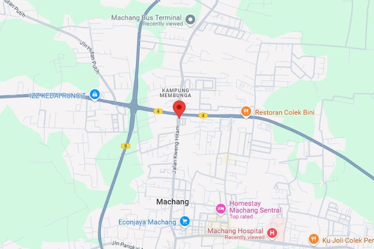 Timur-Barat Highway / Jalan Kweng Hitam, Machang, Kelantan (towards SK Machang (1))