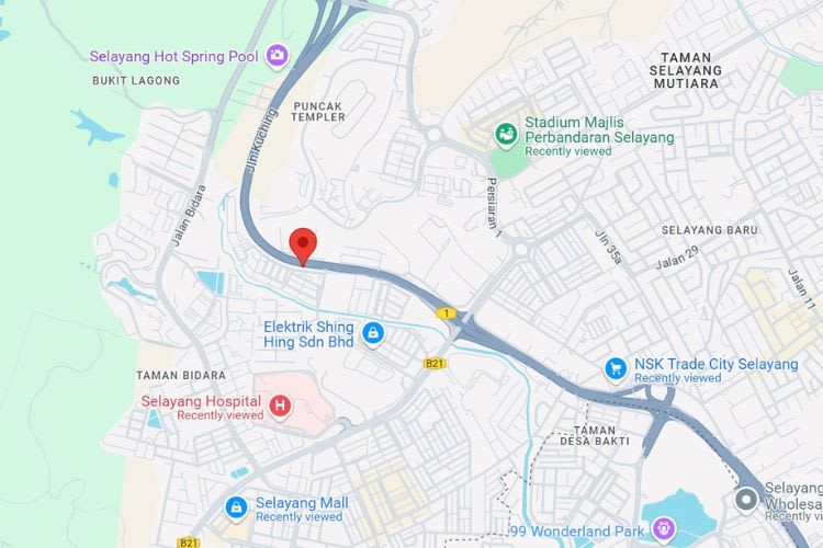 Jalan Kuching, Batu Caves, Selangor (beside Prima Selayang City)