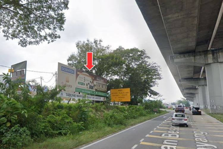 1 Panel Free Standing Billboard at Jalan Besar Kepong Selayang, Sungai Buloh, Selangor (opposite Maybank Kepong)
