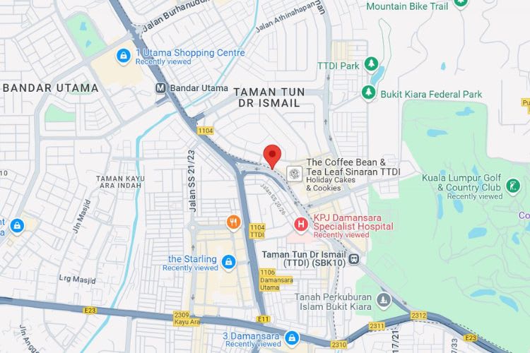 Jalan Damansara, Taman Tun Dr Ismail, Selangor