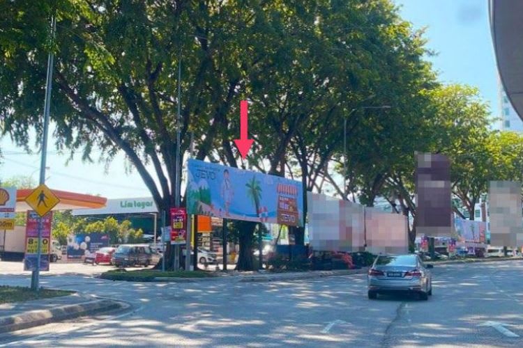 1 Panel Free Standing Billboard at Jalan Damansara, Taman Tun Dr Ismail, Selangor