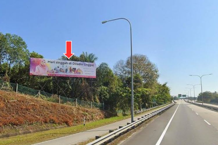 1 Panel Free Standing Billboard at BKE Highway KM 18.9, Kulim, Kedah (infront Lunas Toll Plaza)