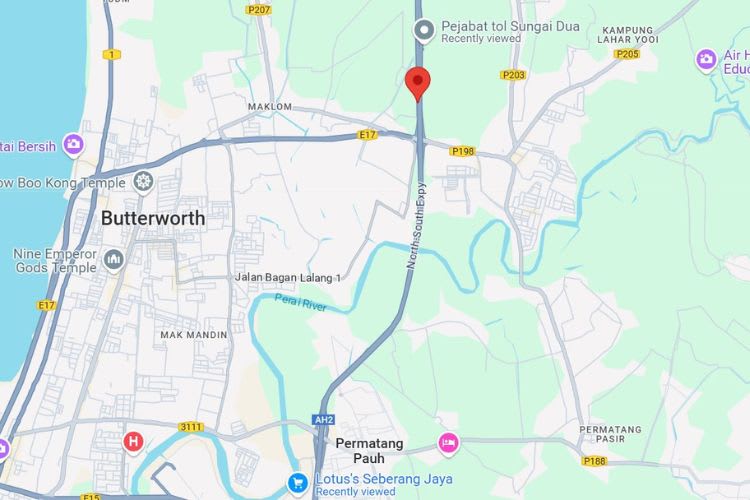 NSE KM 128.7, Butterworth, Penang