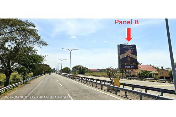 NSE Highway KM 41.2, Alor Setar, Kedah (near Hutan Kampung Toll Plaza)