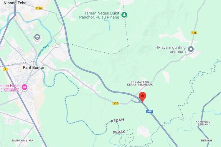 NSE Highway KM 175.6, Bandar Baharu, Kedah (near Bandar Baharu Toll Plaza)