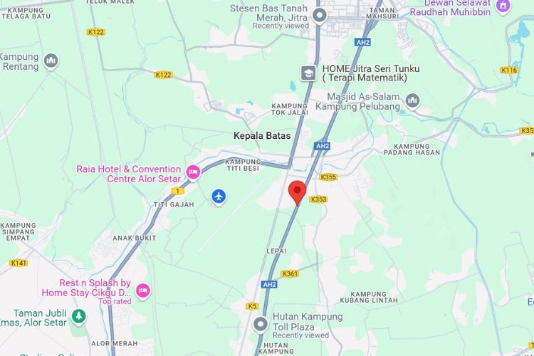 NSE Highway KM 37.2, Kepala Batas, Kedah