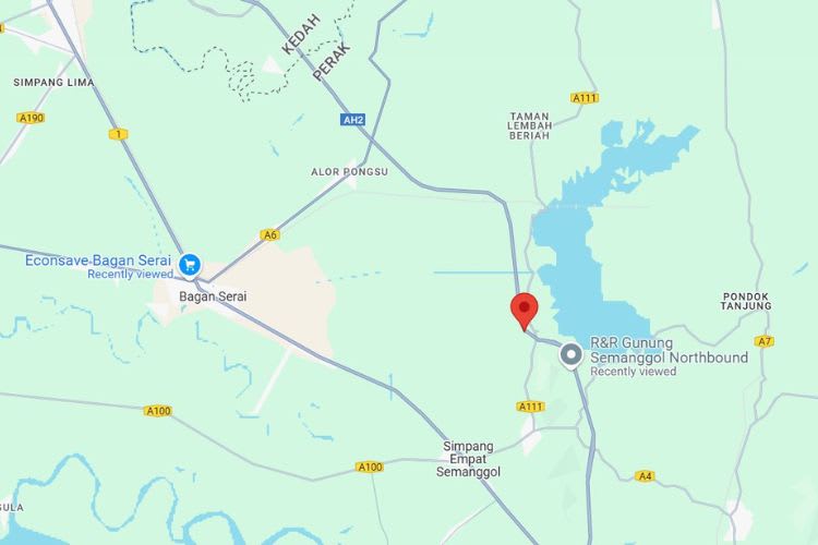 NSE Highway KM 192.9, Bukit Merah, Gunung Semanggol, Perak