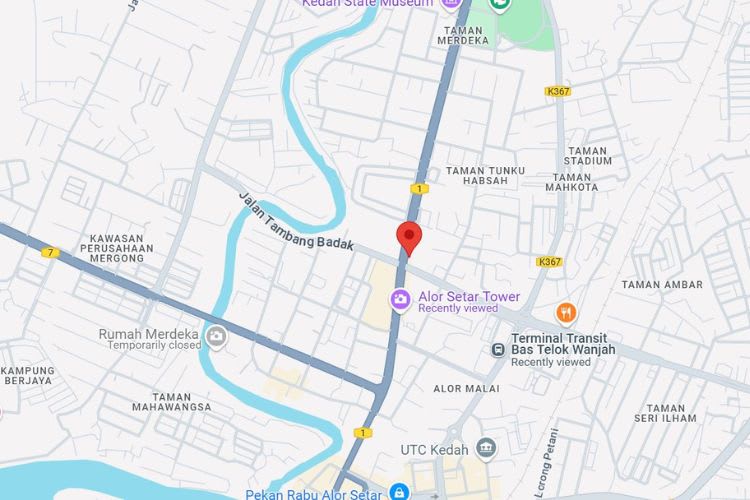 Darul Aman Highway / Jalan Teluk Wanjah, Alor Setar, Kedah (infront Aman Central Mall)