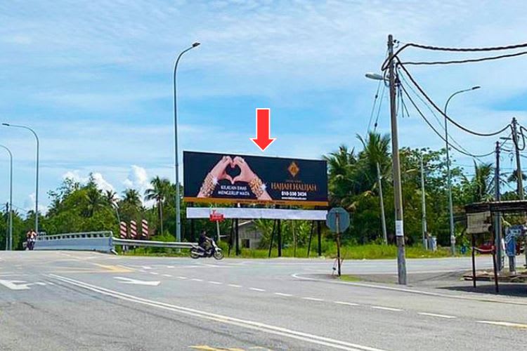 1 Panel Free Standing Billboard at Jalan Kangar - Alor Setar, Jerlun, Ayer Hitam, Kedah (from Ayer Hitam)