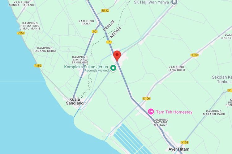 Jalan Kangar - Alor Setar, Jerlun, Ayer Hitam, Kedah (from Ayer Hitam)