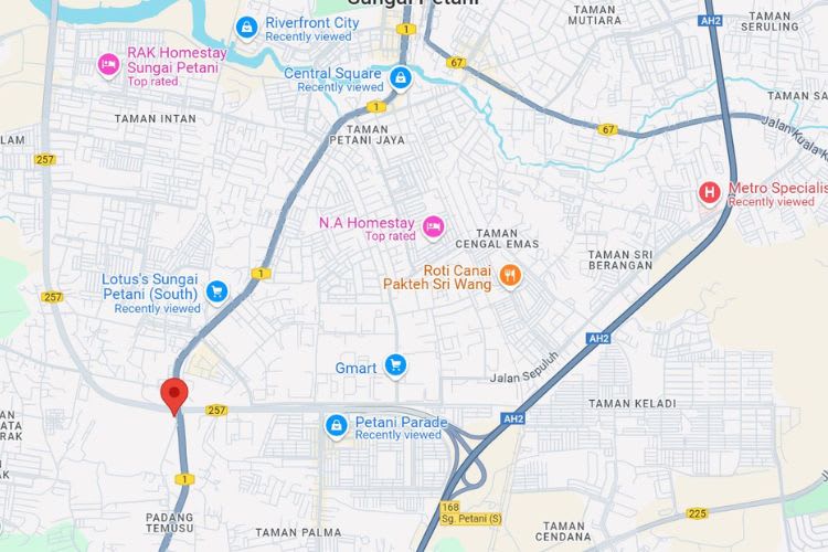 Jalan Lencongan Barat / Jalan Kampung Baru, Sungai Petani, Kedah (infront TF Value-Mart Sungai Petani [A])