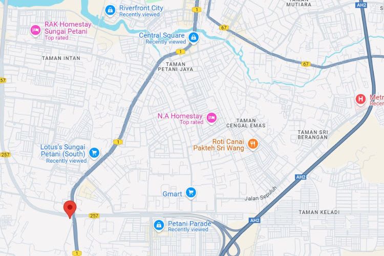 Jalan Lencongan Barat / Jalan Kampung Baru, Sungai Petani, Kedah (infront TF Value-Mart Sungai Petani [B])