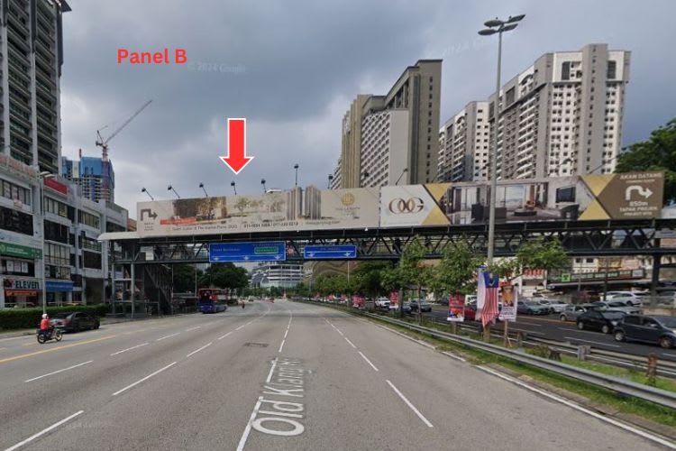 Overhead Bridge Billboard at Jalan Klang Lama, Kuala Lumpur (near Pearl Point)