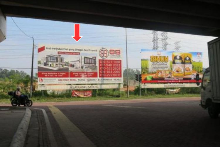 1 Panel Free Standing Billboard at Jalan Batu Arang, Rawang, Selangor (inbound)