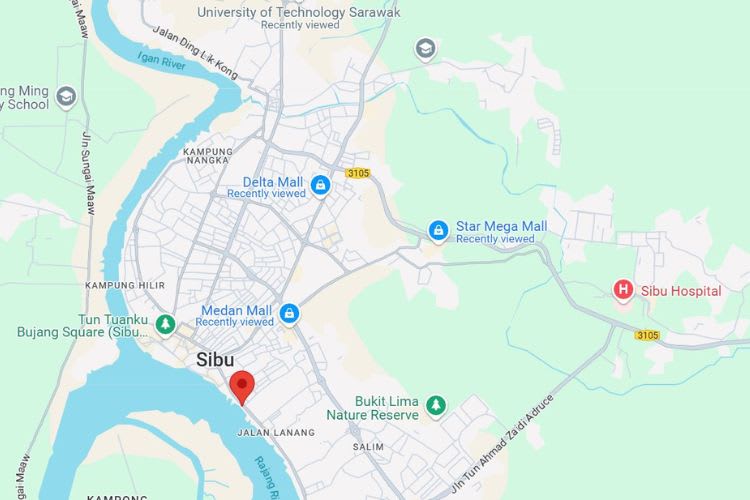 Jalan Lanang, Sibu, Sarawak (attached to Sing Wan Fung Coldstorage building)