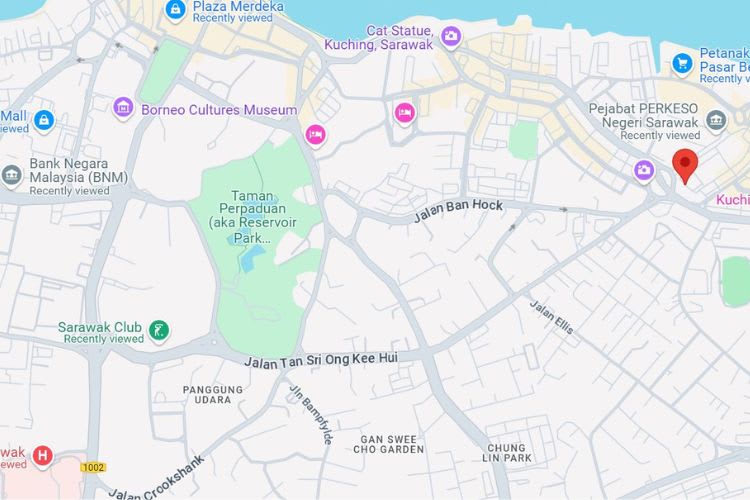 Padungan Roundabout, Kuching, Sarawak (attached to Bangunan Binamas - HSBC Kuching building)