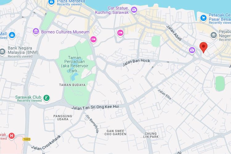 Padungan Roundabout, Kuching, Sarawak (attached to Bangunan Binamas - HSBC Kuching building)