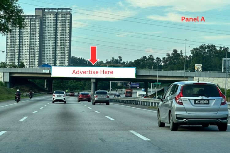 2 Sided Overhead Bridge Billboard at NSE KM 444, Rawang, Selangor (near Exit Rawang)