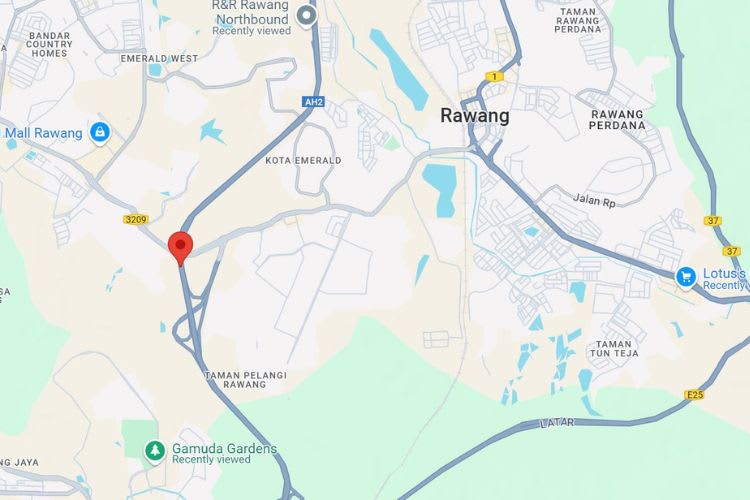 NSE KM 444, Rawang, Selangor (near Exit Rawang)