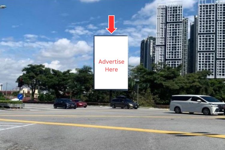 1 Panel Vertical Digital Screen Billboard at Jalan Klang Lama, Kuala Lumpur
