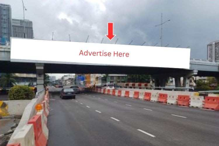 2 Sided Overhead Bridge Billboard at Jalan Loke Yew, Kuala Lumpur (at Loke Yew Roundabout)
